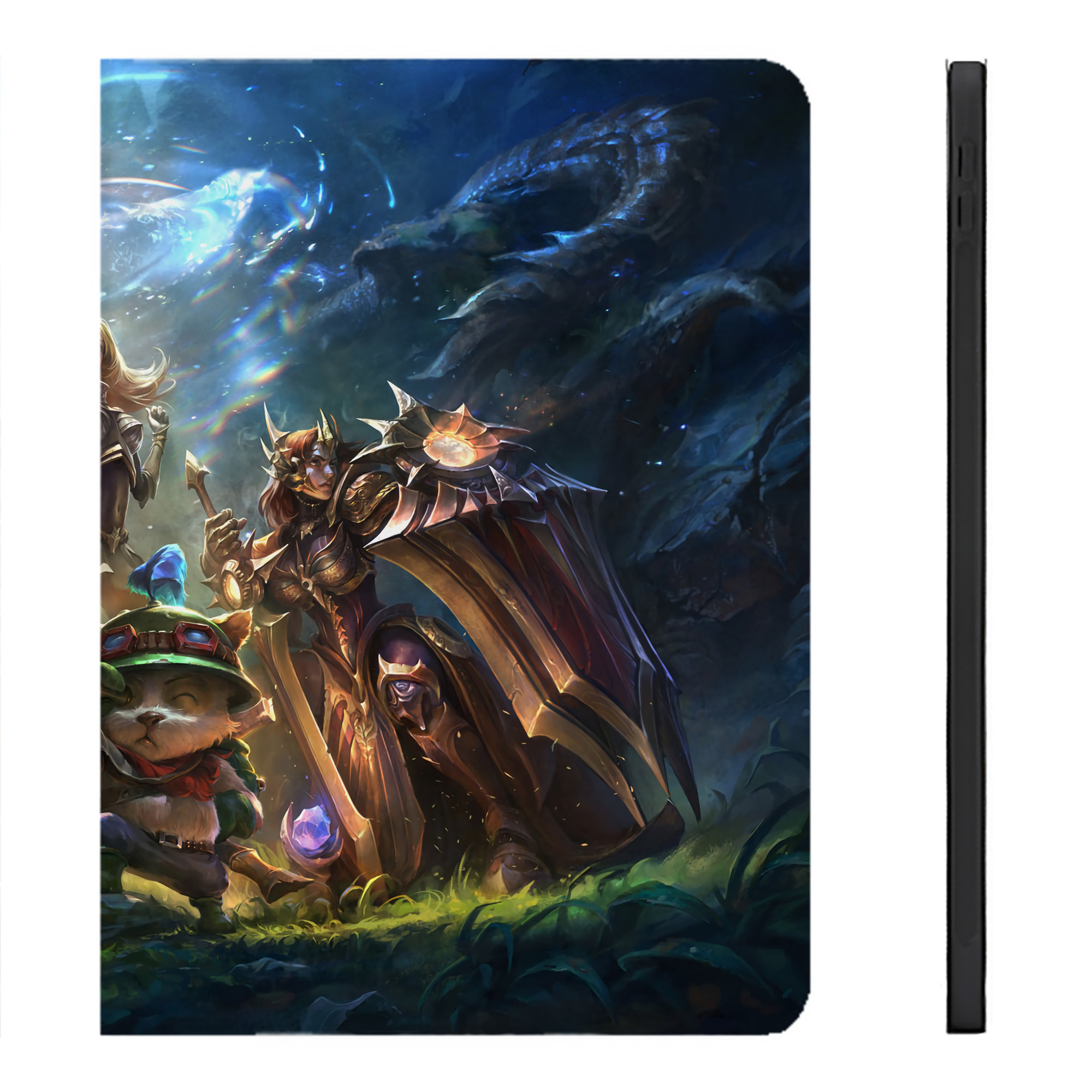 （画像用） リーグ・オブ・レジェンド League of Legends LOL IPadケース ペンホルダー付き ブックスタイルデザイン